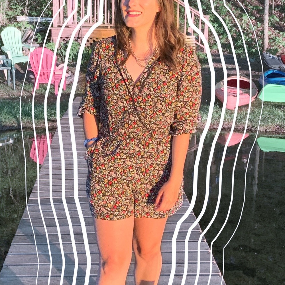 Loft Floral Romper